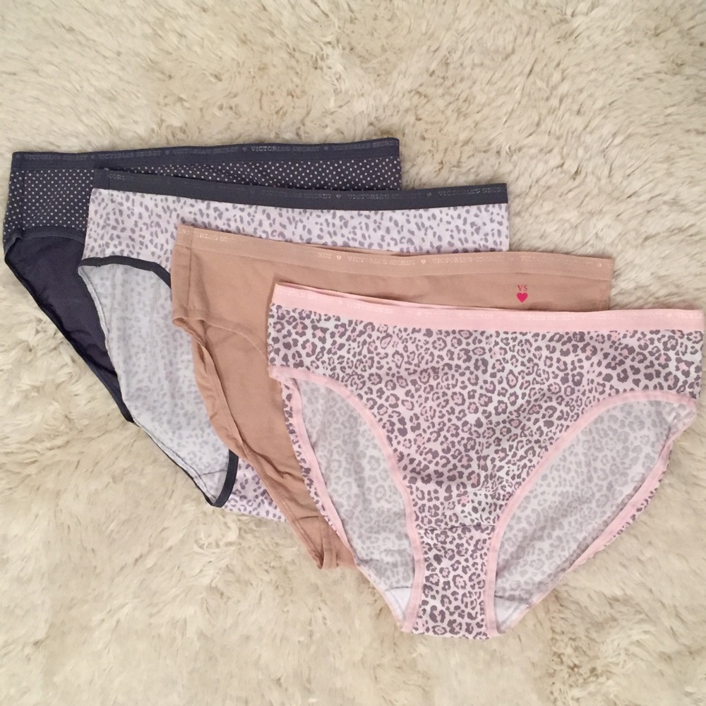 4 pair of Victoria’s Secret cotton panties NWOT